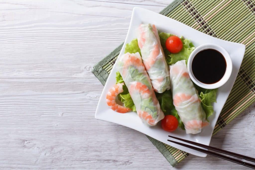 Rice paper rolls