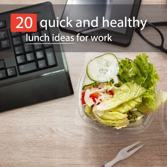 Workday lunches are one of the hardest meals to figure out. Rather than turning to fast food or expensive restaurants, try these healthy lunch ideas for work!