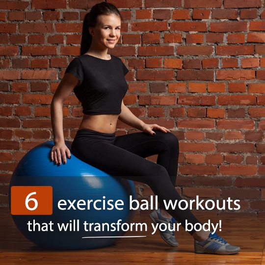 Exercise ball workouts to target your whole body - with videos!