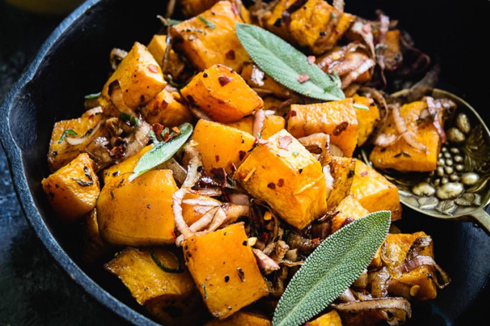 roasted squash salad