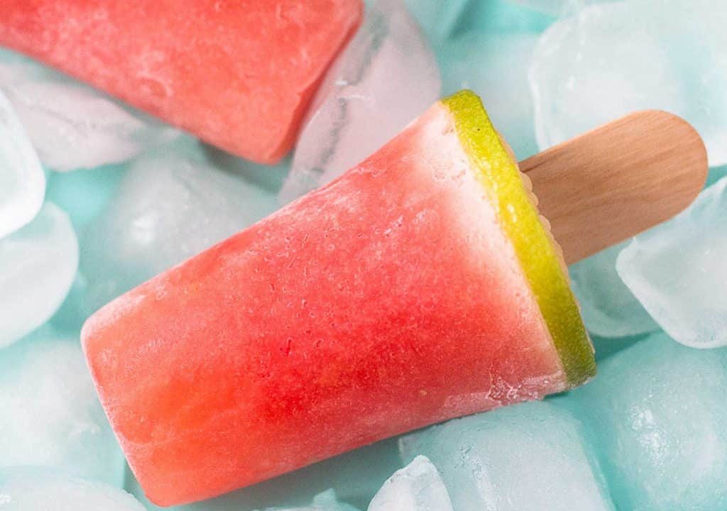 Watermelon popsicles