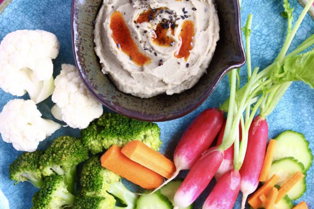 Aubergine miso dip