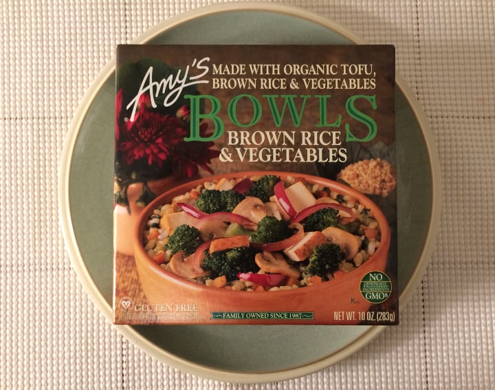 Amy’s Organic Brown Rice and Vegetable Bowl Health Frozen Foods
