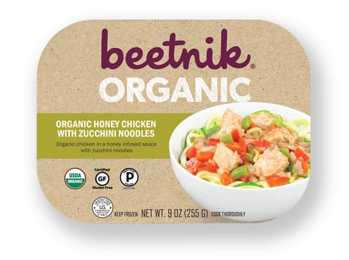 Beetnik Organic Honey Chicken with Zucchini Noodles Health Frozen Foods
