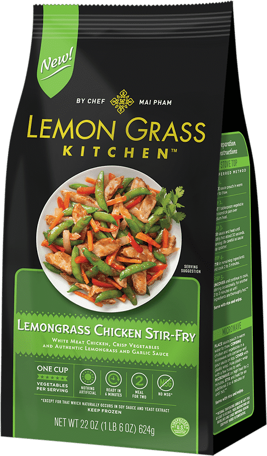Lemongrass Kitchen Chicken Stir-Fry Health Frozen Foods