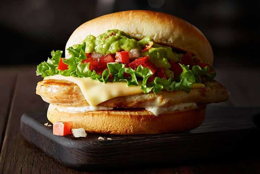 McDonald’s Pico Guacamole with Artisan Grilled Chicken health fast food