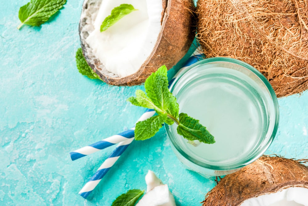 Coconut water food for upset stomach